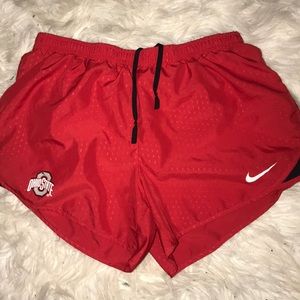 Ohio state Nike running shorts